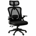 Ergonomischer Bürostuhl mit 3D-Verstellfunktionen und Neigungsmechanismus, Schwarz