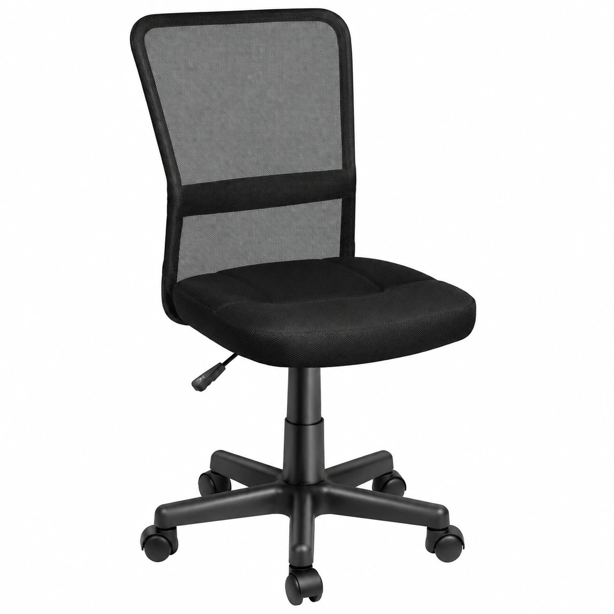 Ergonomischer Drehstuhl für Büro und Gaming, schwarz