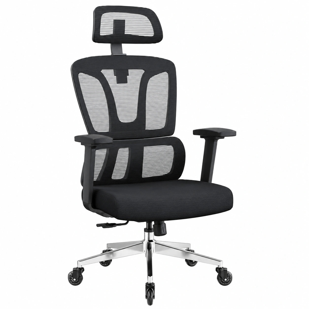 Ergonomischer Bürostuhl mit 4D-Armlehnen und Verstellbarer Sitztiefe für Büro und Gaming