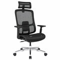 Ergonomischer Bürostuhl für Große mit Verstellbarer Rückenlehne und Lordosenstütze, Belastbar bis 150kg